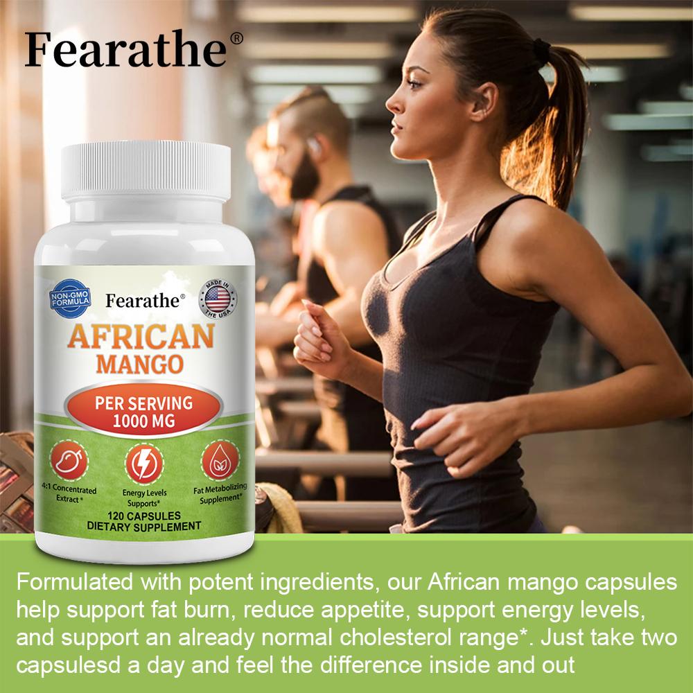African mango extract, 1000 mg per serving, 120 capsules