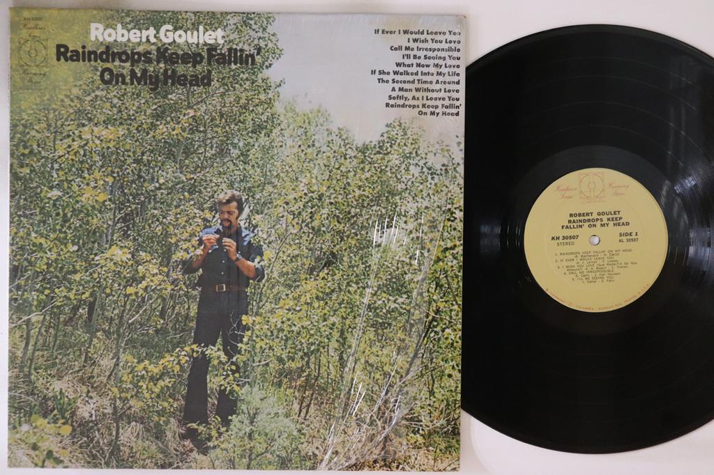 LP Record ROBERT GOULET - Raindrops Keep Fallin' On My Head KH30507 HARMONY 1971 US Pop Used