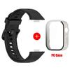 Case+Silicone Band For Huawei Watch Fit 3 Strap sport bracelet Tempered Glass cover Protector for Huawei Fit3 correa Accessories
