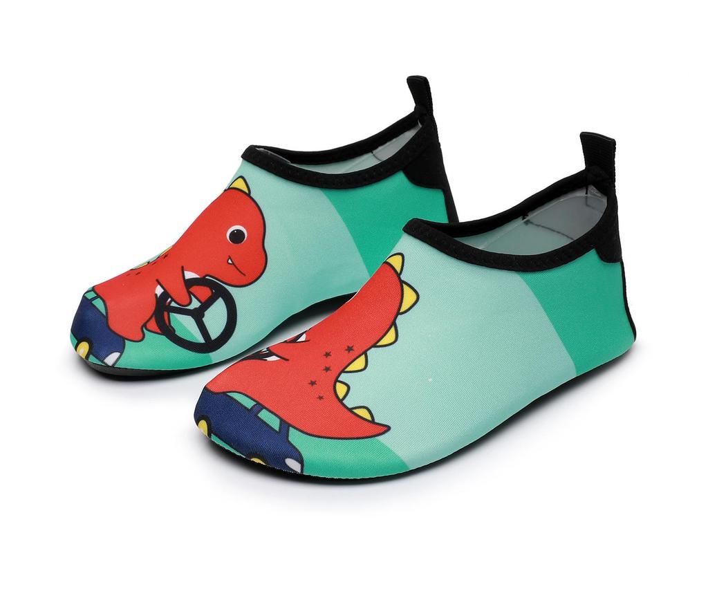 Kinderen Jongens en Meisjes Waterschoenen Patroondruk Sneldrogend Antislip Ademend Aqua Sokken Peuter Kinderen Zwemwaterschoenen voor Strand Zwembad