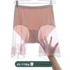 Plus Size Women's Summer Lace Border Walk Out High Waist Safety Briefs