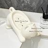 Ceramic Cat Soap Dish Cartoon Soap Storage Box Ceramic Premium Drain Soap Box Handwashing Table Ornament with Drainage Holes