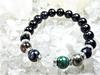 Kanoishi for warding off bad luck and Five protective Eye of the and Smoky Power stone bracelet for men and for approximately 16cm size for [Amulet