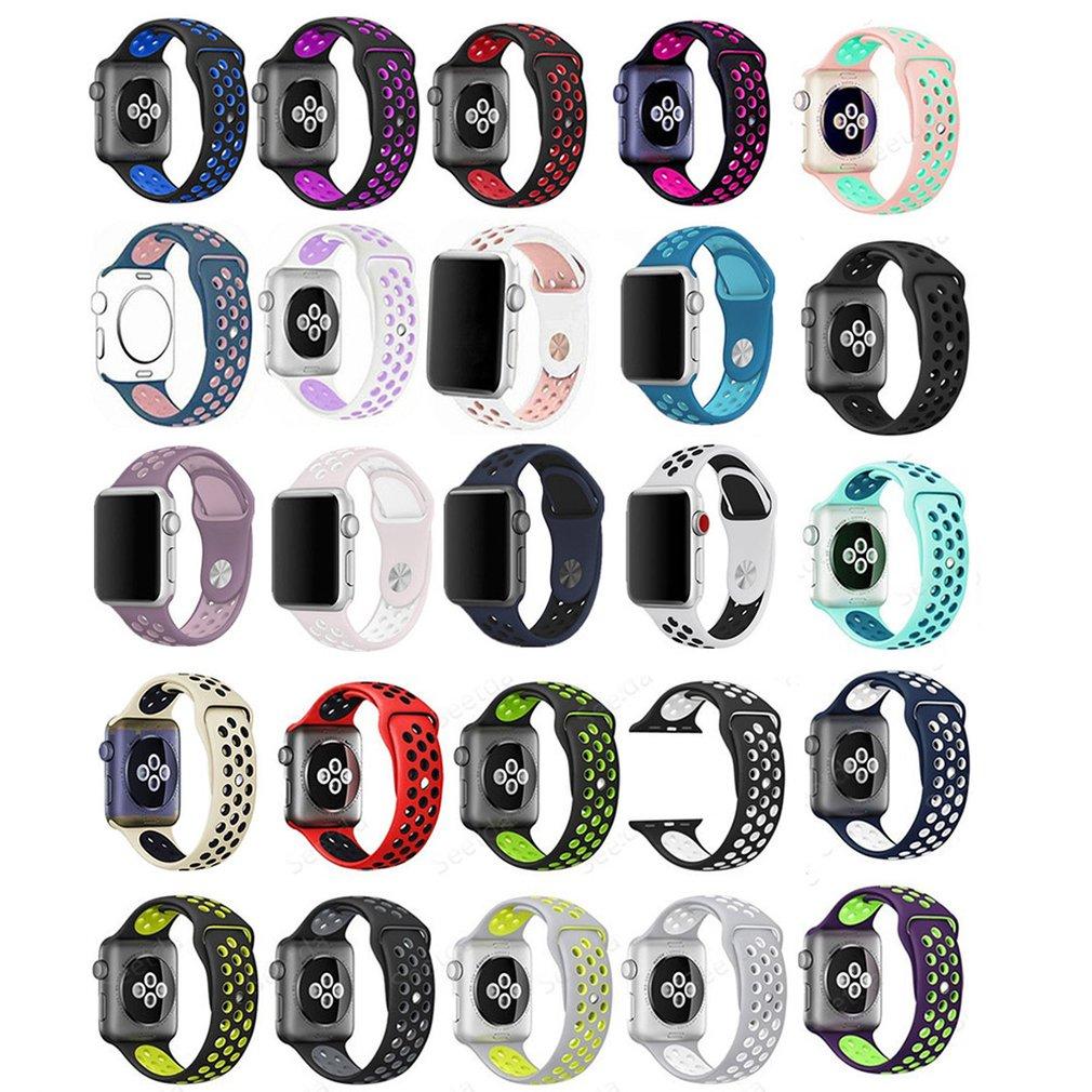 

Сменный регулируемый мягкий спортивный силиконовый ремешок для серии Apple Watch