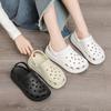 Puff Cave Shoes For Women'S Summer New Thick Bottom Eva Casual Outerwear Sandals, Height Increasing Beach Shoes