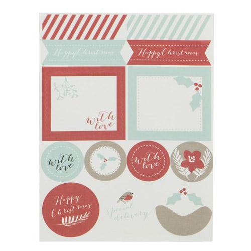 KTwo Busy B Christmas Sticky Labels (Classic)