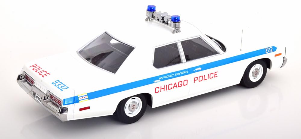 KK Scale Dodge Monaco 1974 Chicago Police Finished Product 1/18