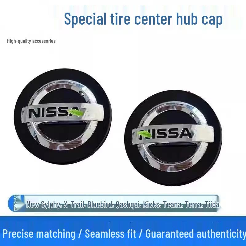 Καλύμματα Τροχών Nissan Patrol Y62 Μαύρο & Ασημί, 18"–20" με Αυθεντικό Κεντρικό Λογότυπο.