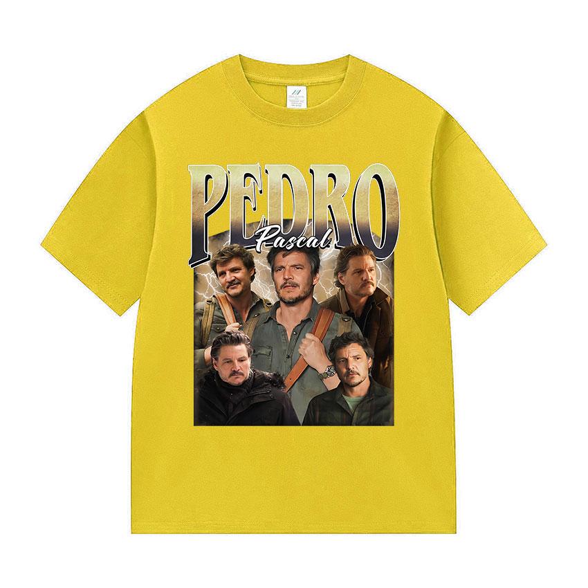 90s Pedro Pascal Vintage Graphic T Shirt Unisexs Women Harajuku Fashion Summer Tshirt Casual Cotton Oversized Tshirt Streetwear