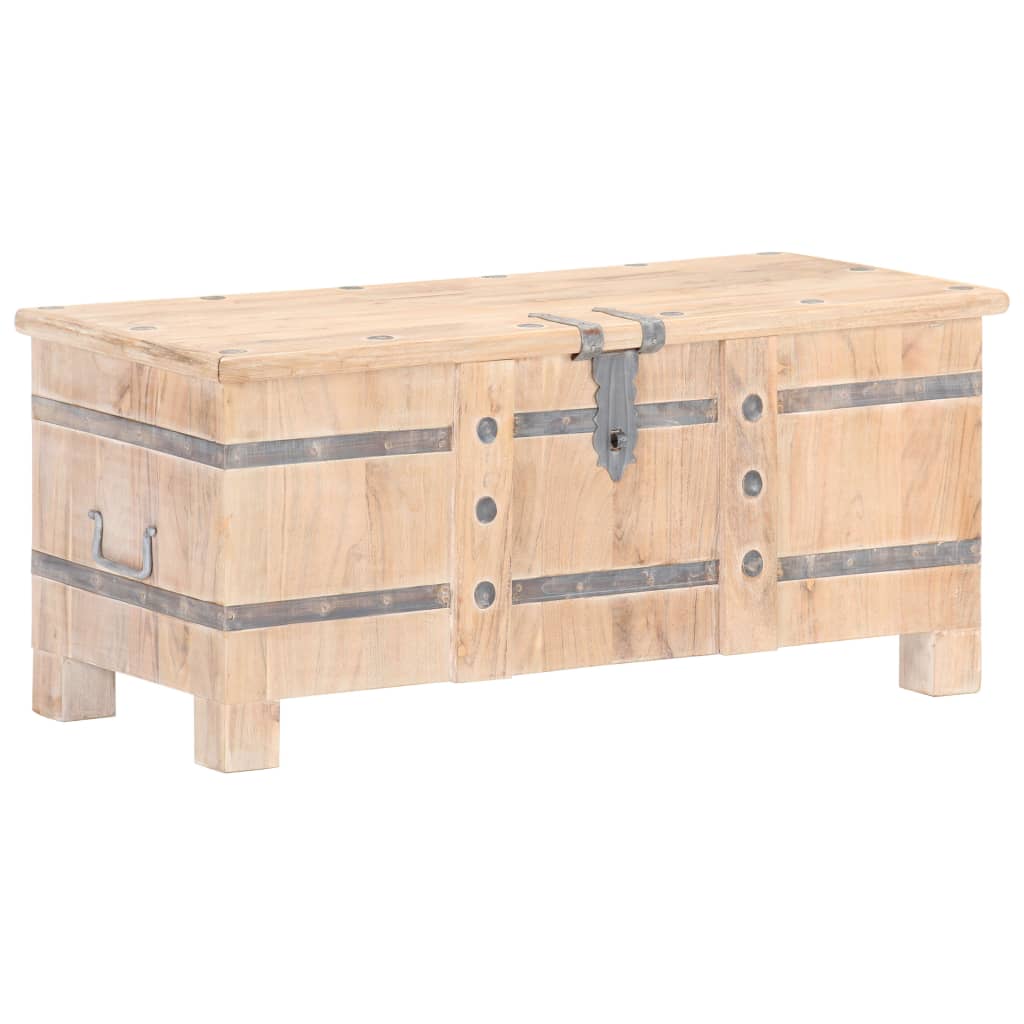 Storage Chest 90x40x40 cm Solid Acacia Wood