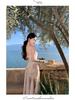 Abito Sirena a Rete Floreale 3D French Chic con Spalline - Vita Sagomata, Stile Estivo, Elegante e Sexy