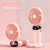 2026 New 1800mAh Portable Fan Rechargeable 90° Foldable Fan Mini Air Conditioner Small Fan Air Cooler with LED Digital Display
