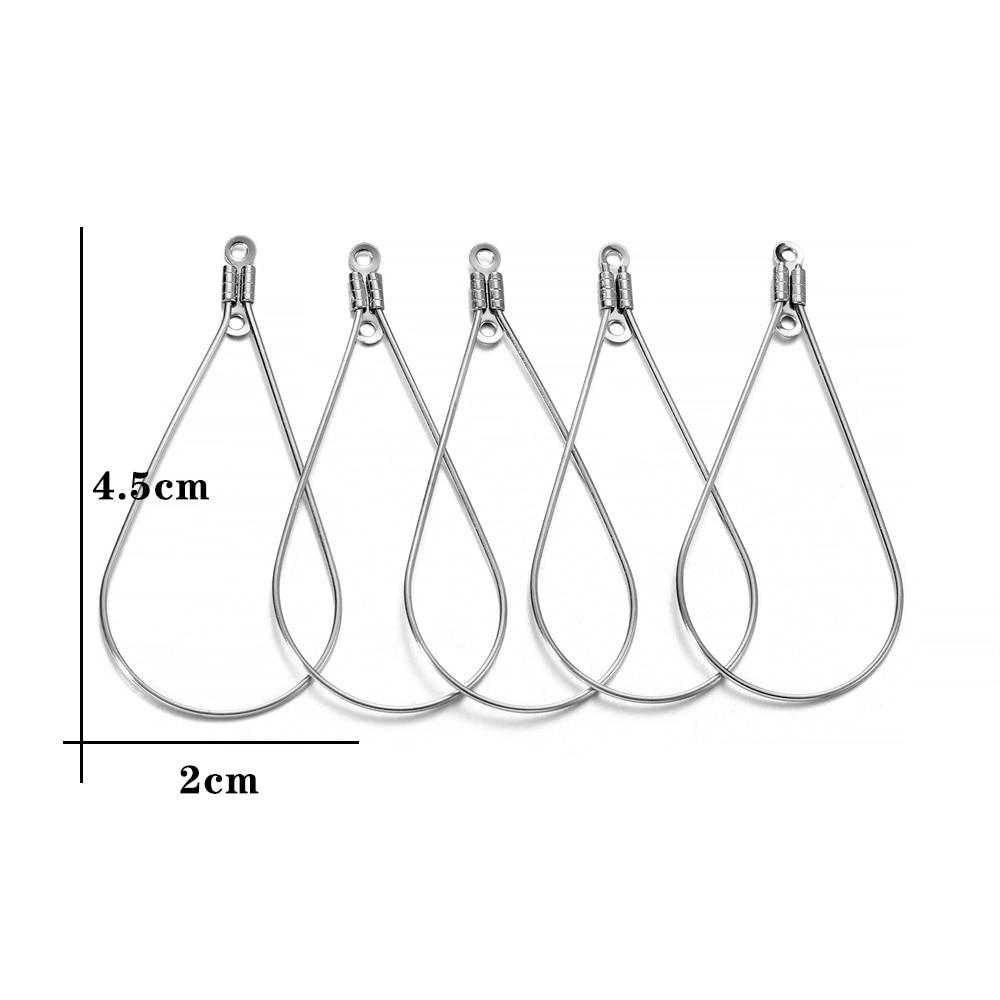 

10/20 шт. серьги из нержавеющей стали, подвески, аксессуары «сделай сам», золотой цвет, подвеска геометрической формы для изготовления ювелирных изделий, фурнитура