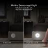 Motion Sensor LED Night Light Wireless Energy-saving Body Induction Lamp Wall Lamp USB Charging Bedroom Corridor Lamp