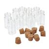 10 Pcs Mini Empty Glass Cork Bottles Pendant Charm Vials Wish Craft Glass Jars Tea Coffee Sugar Storage