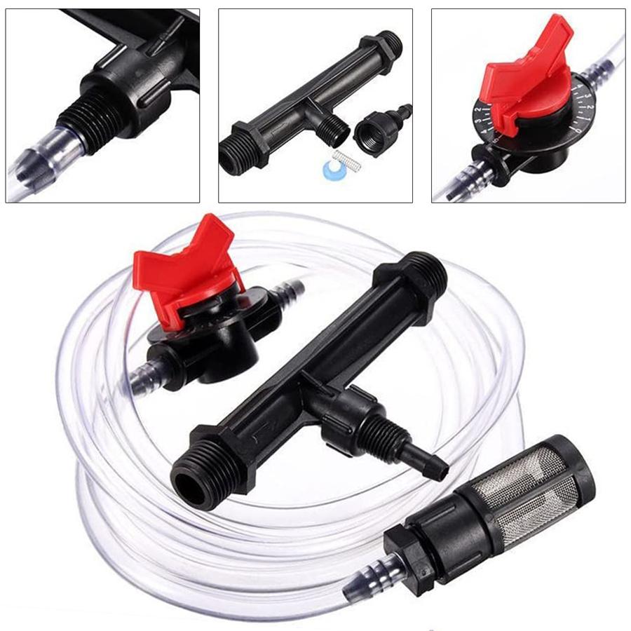New 3/4" Garden Irrigation Device Fertilizer Injector Switch Water Hose Tube Set