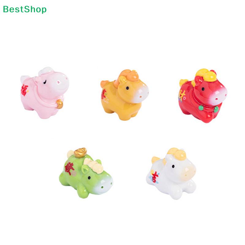 2026 Year of the Horse Lucky Figurine–Chinese New Year Decor Mini Statues with Fortune Symbols (Cute Animal Ornaments)
