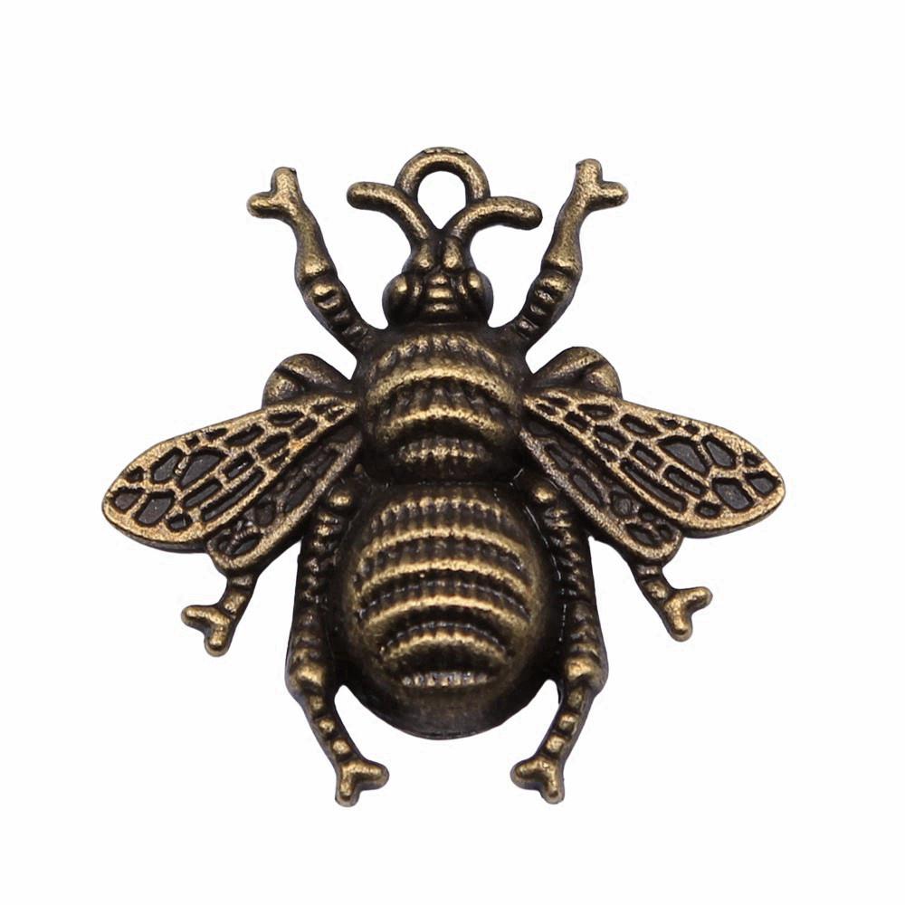 Large Pendants Bees Honeycomb Charms For Bee Themed DIY Jewelry Making