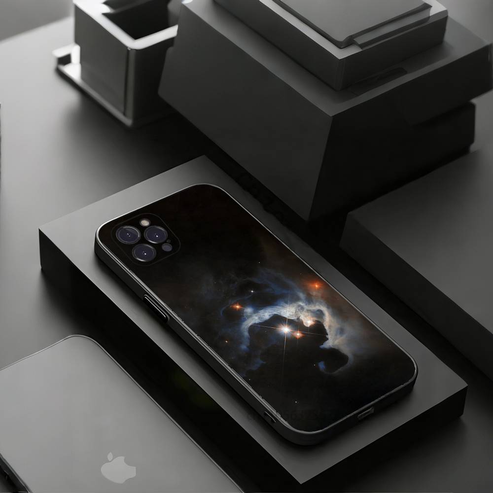 Erdsterne Weltraum Handyhülle Für iPhone 17 16 15 14 13 12 11 Pro Xs Max Mini Plus Rutschfest Stoßfest Hart