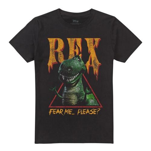 Toy Story Unisex Adult Fear Me Rex T-Shirt