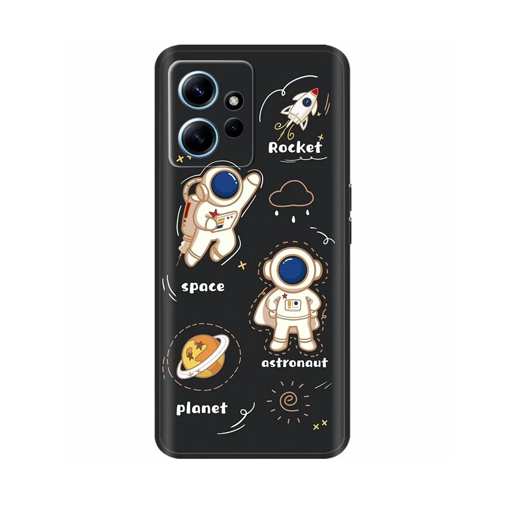 For Xiaomi Redmi Note 12 4G Case Cute Painted Flower Back Cover Full Protection Soft TPU Coque For Redmi Note 12 4G Phone Cases