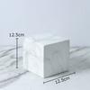 Minimalism Geometry Cube Round Statue Artwork Ornaments Desk Decoration Cube Sculpture Ceramic Crafts Room Aesthetic Decor