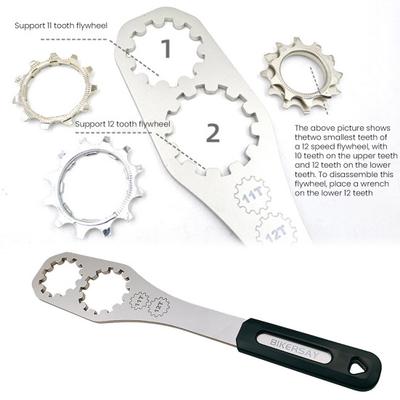 Fahrrad Ritzelabzieher Schlüssel Edelstahl Rennrad Freilauf Kassette Lockring Montage Demontage Fahrrad Reparatur Wartungswerkzeuge
