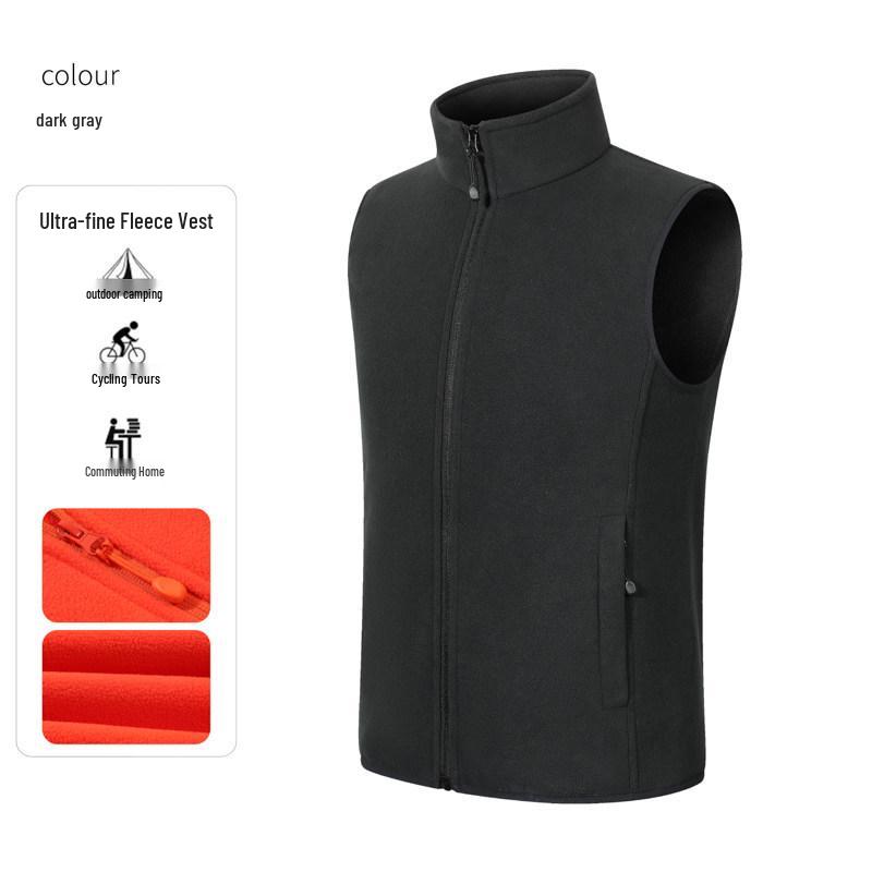 DJI Custom Logo Polar Fleece Vest - Winter Corporate Team Workwear Vest