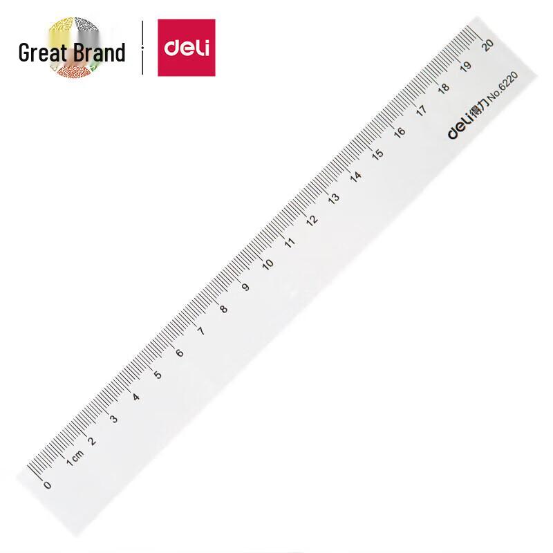 Deli 20cm Office Ruler