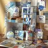 Vintage Scrapbooking Stickers Material Pack Paper Card Bookmark Set Scrapbook Notebook Decorations Handmade DIY Supplies