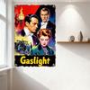 Vintage Gaslight Movie Poster Metal Tin Sign Distressed Retro Film Aesthetic Wall Decor for Home Bar Man Cave Club Café