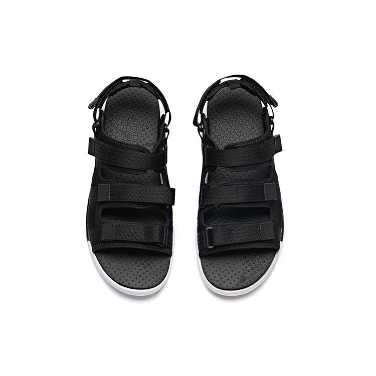 New Anta Life Collection Beach Sandals Men's Black 91926971-2
