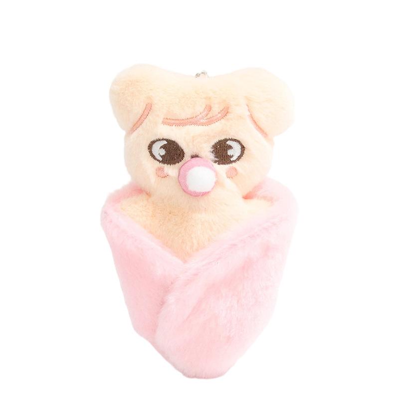 Kpop New Skzoo Pacifier Toy Plush Doll Keychain Do It Karma Felix Hyunjin Han Plush Keychain Peripherals For Kids Adults Children's Birthday Gift