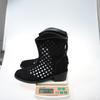 Spring and Autumn New Large Size Hollow Breathable Martin Boots Short Low Heel Sleeve Martin Boots Spot Women's Boots