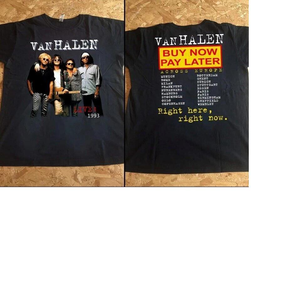 Van Halen Right Here Right Now Tour 1993 T-Shirt S
