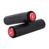 2pcs MTB Bicycle Silica Gel Grip Anti skid Bike Handle Cover For Longer Ride(black)