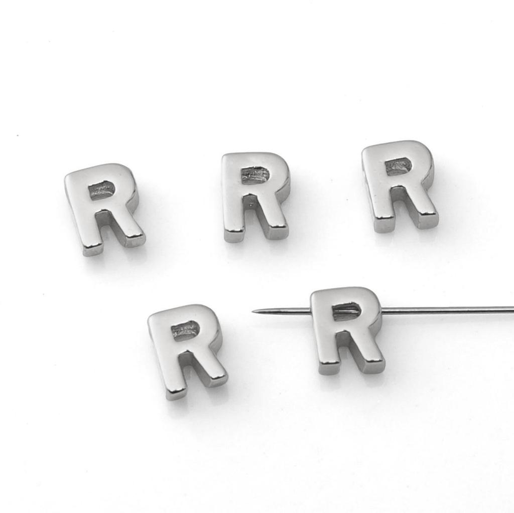 Mini Ciondolo Lettera Inglese in Rame per Creazione Gioielli Fai da Te Componenti Accessori