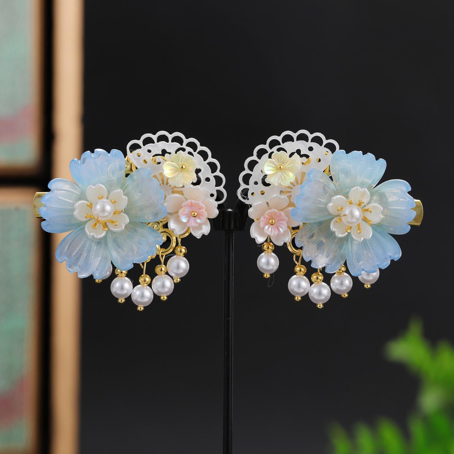 

Аксессуары для волос в древнем стиле ханьфу: Кисточки и китайские шпильки для костюмов девочек