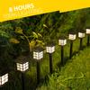 Outdoor Solar Lights – 12-Pack LED Pathway Lamps, Waterproof, Bright, for Patio, Yard, Garden
