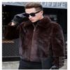 Men's top imitation mink hair imitation fur jacket thickened large size imitation fur velvet autumn and winter wear