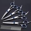 Professional Curve Dog Grooming Scissors Set: Pet Hair Cutting & Styling Shears