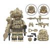 Collection-Boys' Police Commando Minifigure Building Block Toys