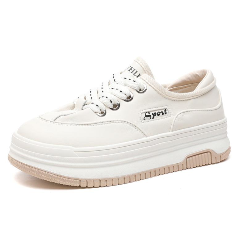 New women s spring and autumn board shoes women s versatile casual niche shoes thick-soled ugly cute shoes 35