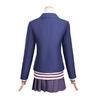 Anime Dandadan Aira Shiratori Cosplay Costume Wig Shiratori Aira Cosplay School Uniform Women Disguise Blue JK Jackets Skirts