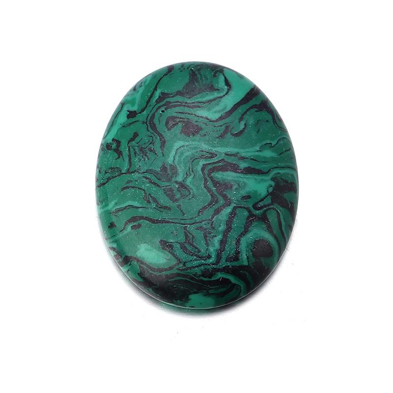 2pcs 30x40mm Oval Natural Stone Cabochons for Jewelry Making Turquoise Agate Malachite Tiger Eye Cabochon Beads Cabochon Cameo