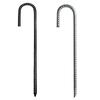3Pcs L/Ushape Trampolines Rebars Stakes Galvanised Steel Ground Anchors Camping Tent Peg Landscape Garden Ground Stakes
