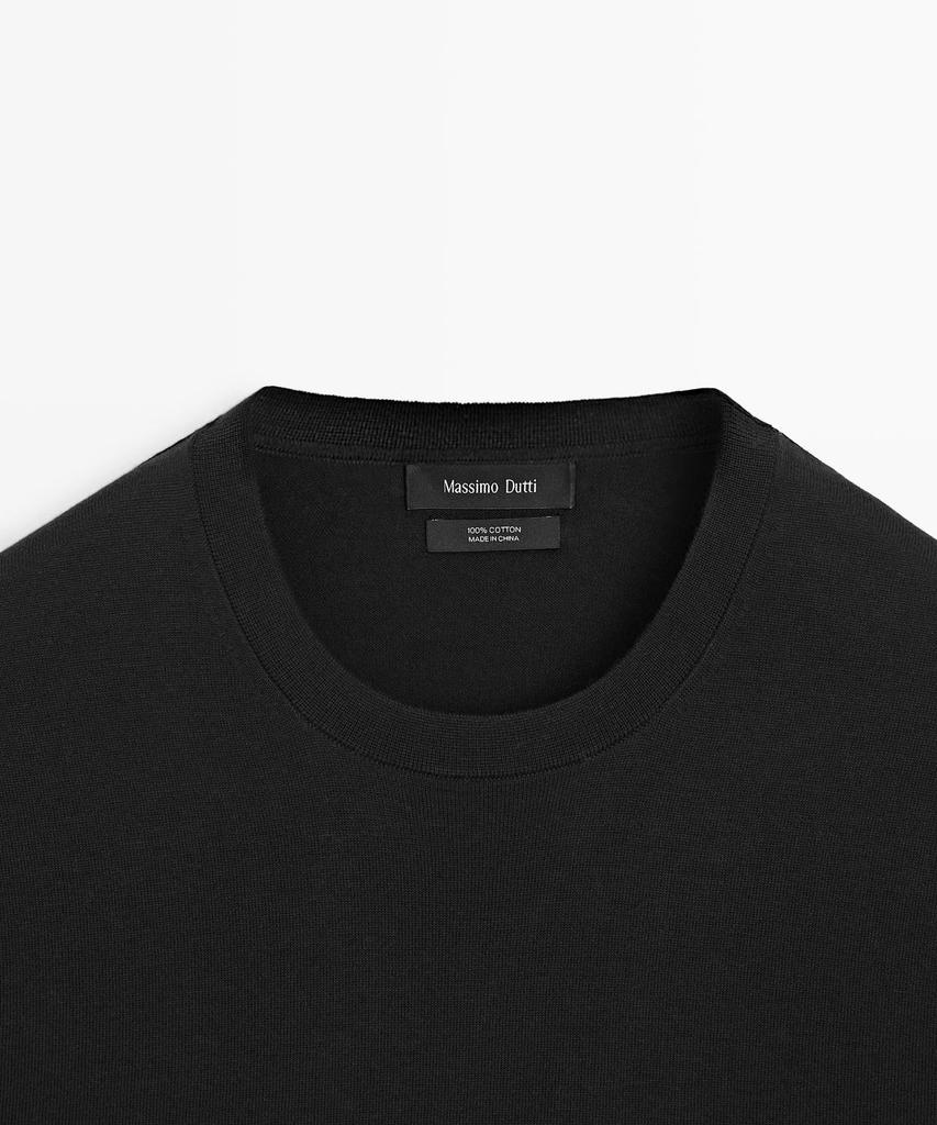 Masimodutti Cotton Knit T-Shirt