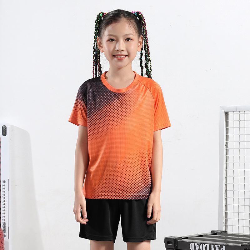 New Children's and Teenagers' Badminton Clothing Men's and Women's Suits Volleyball Breathable Tennis Competition Clothing Table Tennis Clothing