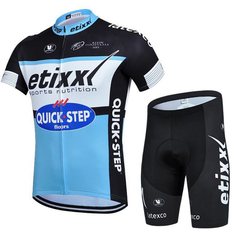 Herren Fahrradtrikot Shorts Set Atmungsaktiv Schlanke Passform Rennrad Indoor Spin Fahren
