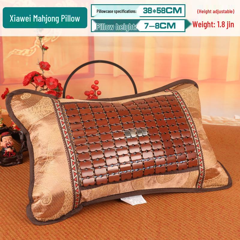 2026 Ice Silk Cooling Pillow: Summer Bamboo Neck Protection Mat with Free Shipping